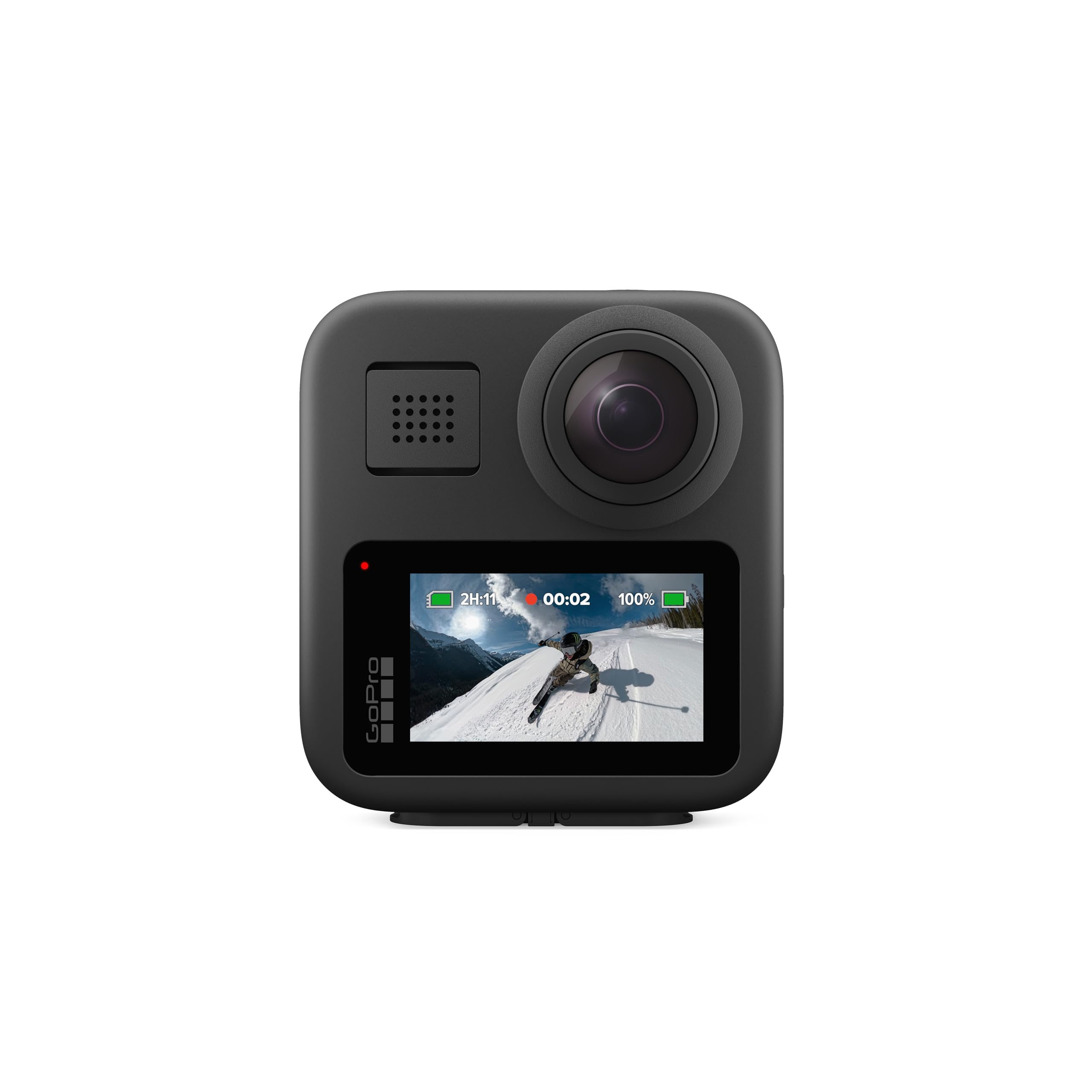 GoPro MAX – wasserdichte 360 + traditionelle Action-Kamera mit sphärischem 5,6K30 HD-Video, 16,6 MP, 360 Fotos, 1080p Live-Streaming-Stabilisierung