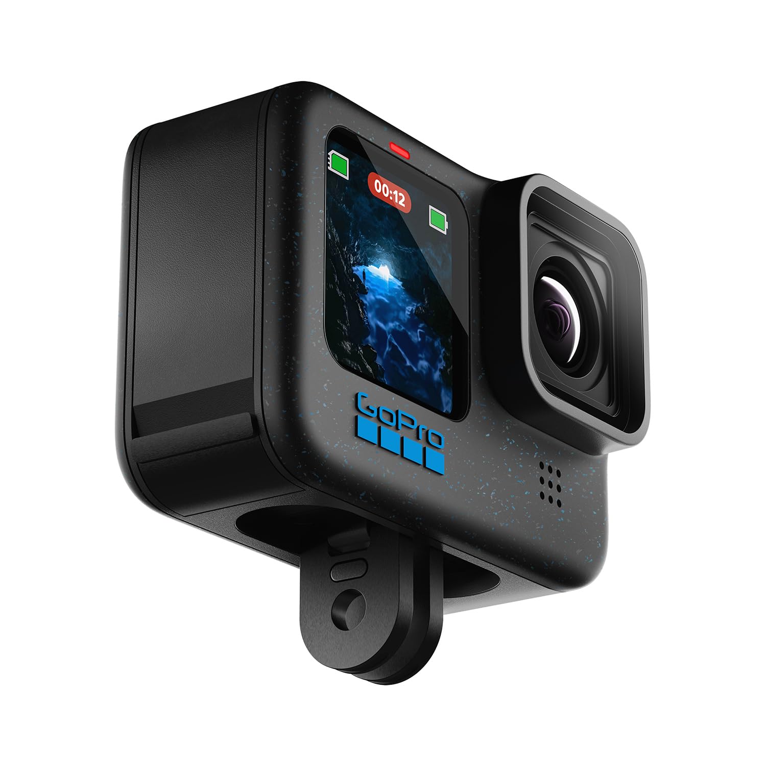 GoPro HERO12 Black – wasserdichte Action-Kamera mit 5,3K60 Ultra HD-Video, 27 MP Fotos, HDR, 1/1,9-Zoll-Bildsensor, Live-Streaming, Webcam, Stabilisierung