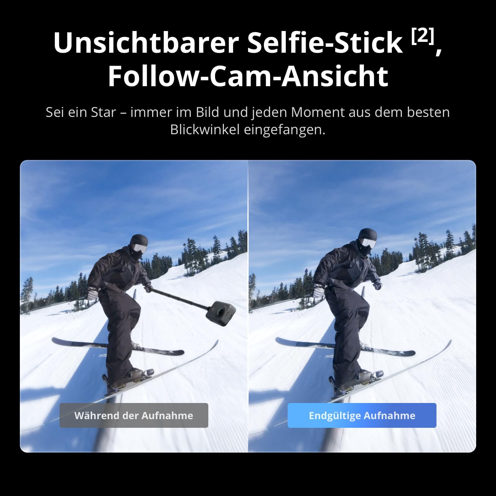 DJI Osmo 360 Adventure Combo – 360 Kamera mit 1-Zoll Sensor, 8K-360° Video, 4K/120fps & 170° Sichtfeld, 120MP Fotos, Action Cam & Vlog Kamera, Magnetischer Schnellwechsel, 3 Akkus & Ladeetui