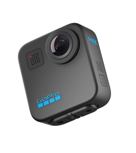 GoPro MAX – wasserdichte 360 + traditionelle Action-Kamera mit sphärischem 5,6K30 HD-Video, 16,6 MP, 360 Fotos, 1080p Live-Streaming-Stabilisierung