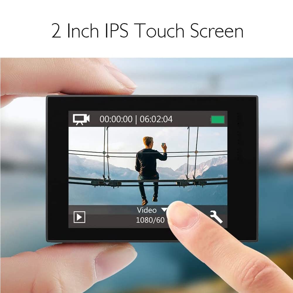 AKASO EK7000 Pro 4K Action-Kamera mit 64GB microSDXC Speicherkarte