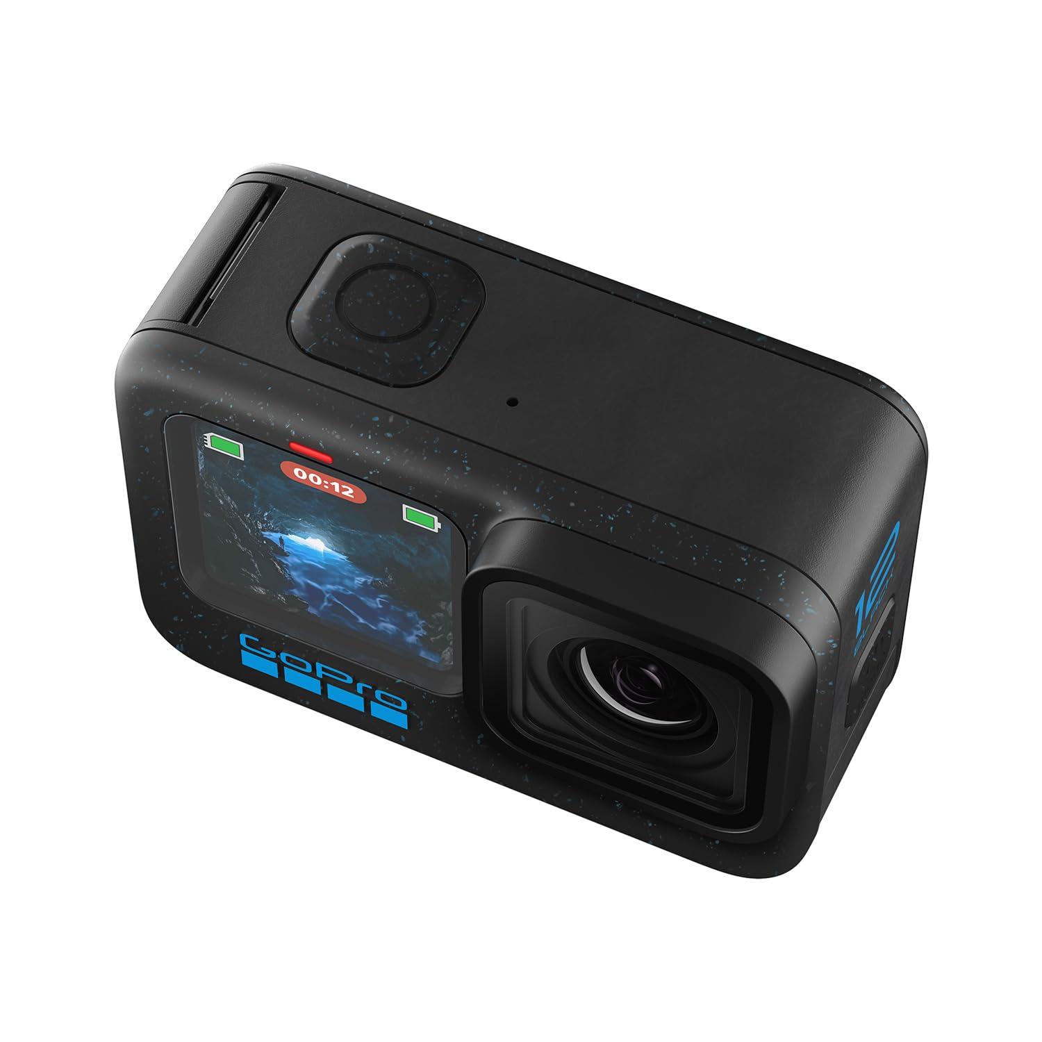 GoPro HERO12 Black – wasserdichte Action-Kamera mit 5,3K60 Ultra HD-Video, 27 MP Fotos, HDR, 1/1,9-Zoll-Bildsensor, Live-Streaming, Webcam, Stabilisierung