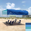 MillionShades Windgetriebener Sonnenschutz 4,3x4,3m – UPF 50+, 360° Sicht, leicht, ohne Stangen